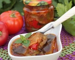 Лечо из баклажанов