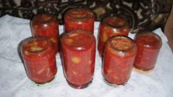 лечо из помидоров и перца