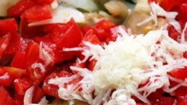 лечо с баклажанами и помидорами