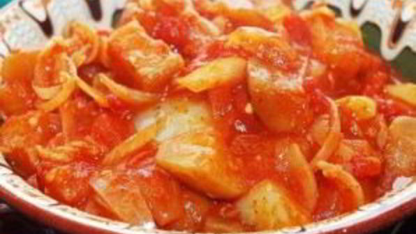 лечо с баклажанами и помидорами