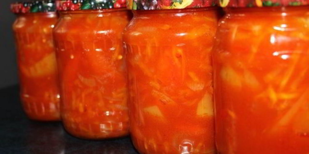 Рецепт лечо с фасолью на зиму