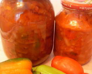 Лечо с фасолью