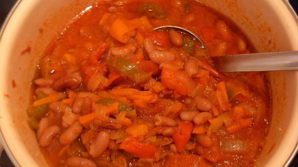 лечо с фасолью