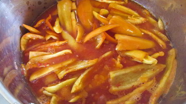 лечо с помидорами и перцем