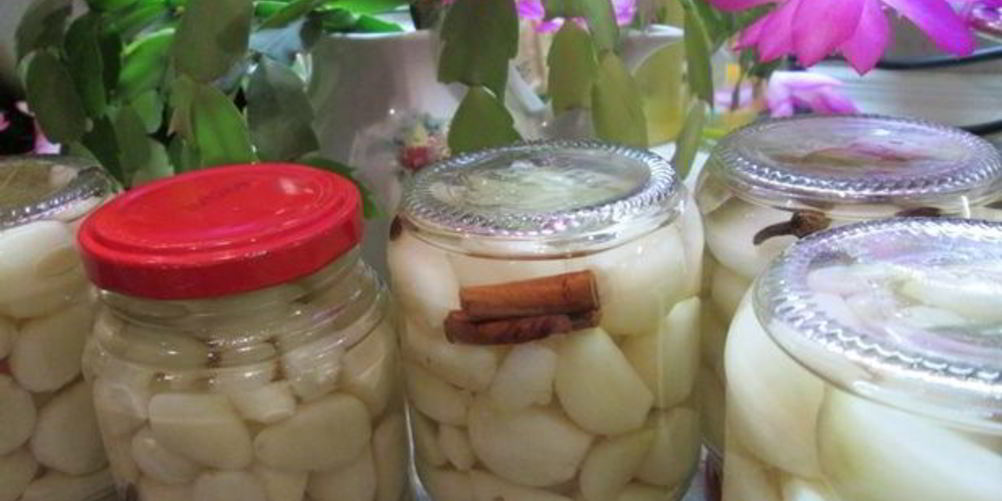 Рецепт чеснока маринованного