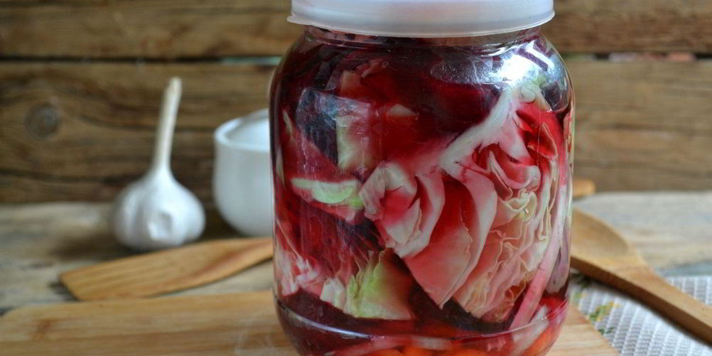 Рецепт капусты, маринованной со свеклой по-грузински