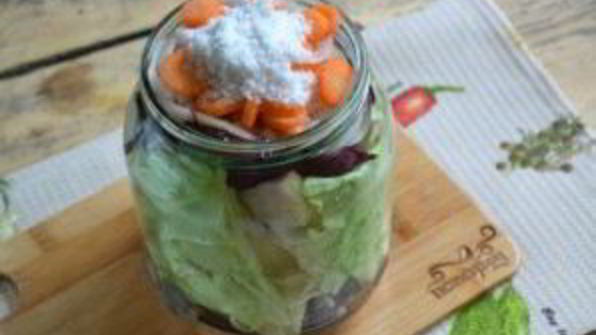 капуста, маринованная со свеклой по-грузински