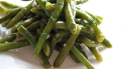 Маринованная стручковая фасоль