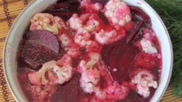 маринованная цветная капуста по-армянски