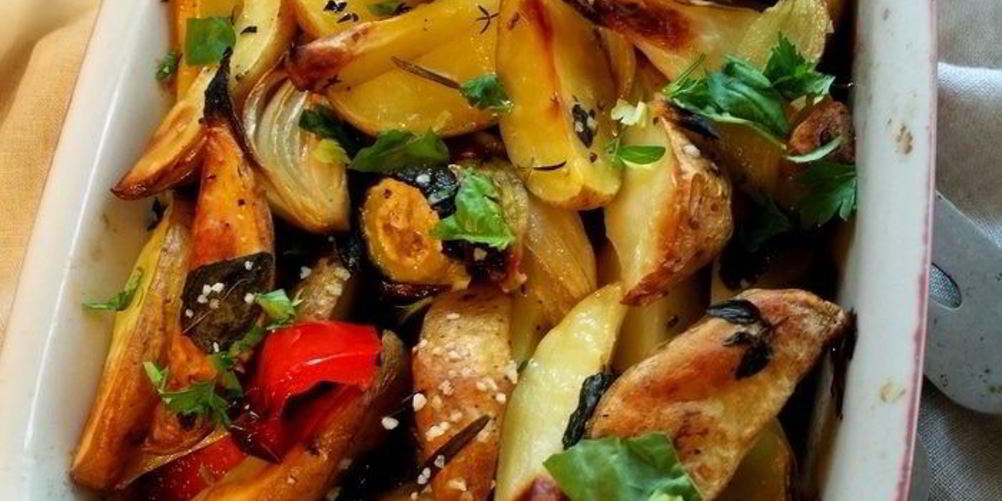 Рецепт маринованного картофеля с овощами