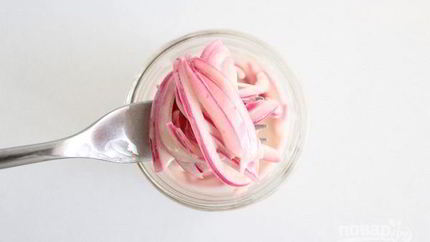 Маринованный лук для шашлыка с лимоном