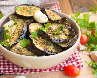 Маринованные баклажаны с базиликом