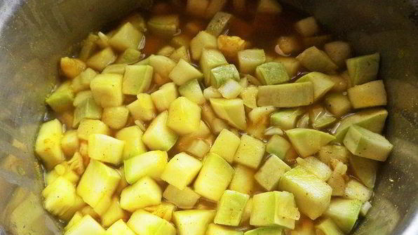 маринованные кабачки в карри