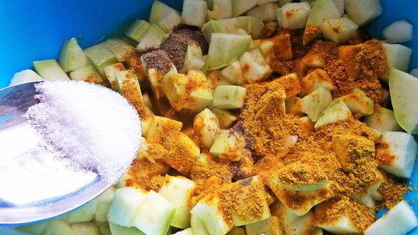 маринованные кабачки в карри