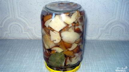 Маринованные маслята без уксуса
