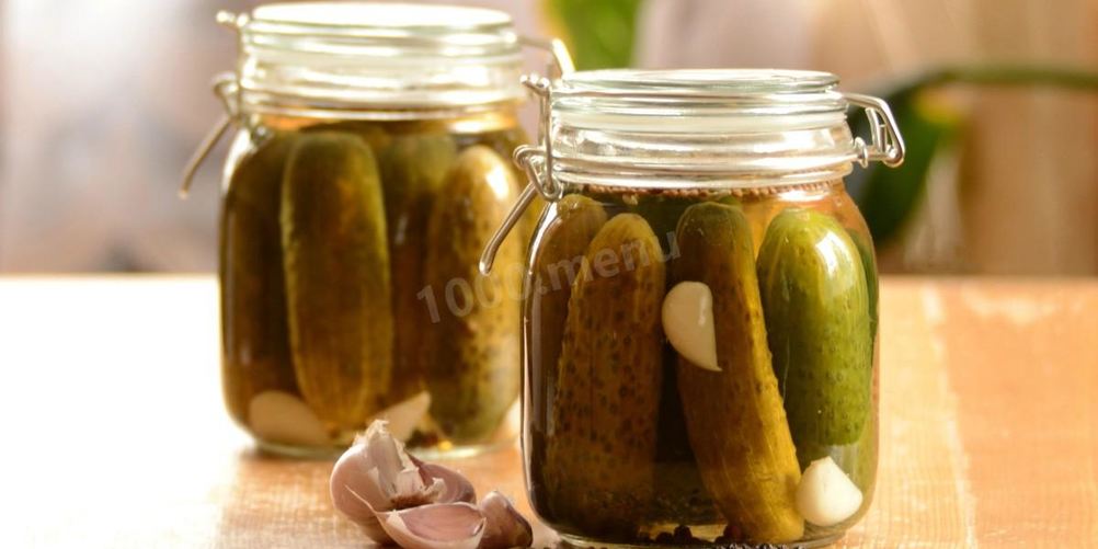 Рецепт маринованных огурцов с чесноком на зиму