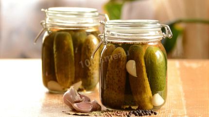 Маринованные огурцы с чесноком на зиму