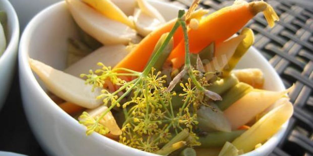 Рецепт маринованных овощей