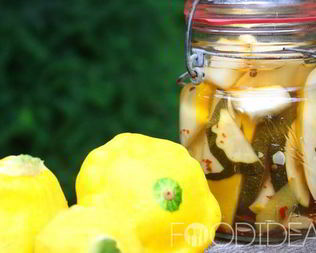 Маринованные патиссоны