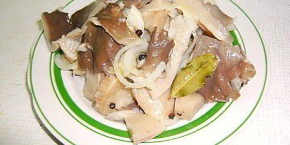 Рецепт маринованных вешенок