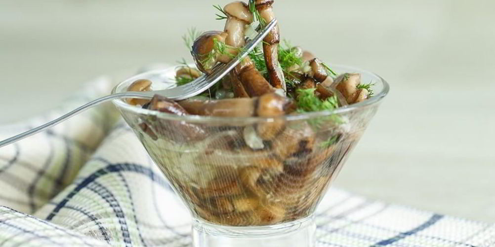 Рецепт опят маринованных с луком