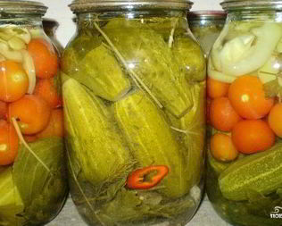 Острые маринованные огурчики на зиму