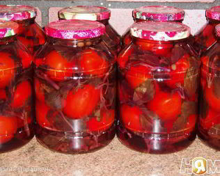 Помидоры маринованные с базиликовым ароматом