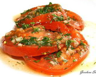 Помидоры маринованные за 30 минут