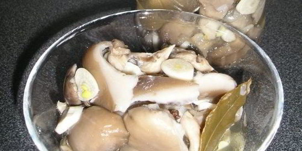 Рецепт вешенок, маринованных на закуску