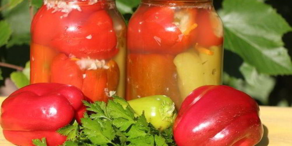 Рецепт перца, фаршированного капустой