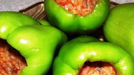 Перец на зиму, фаршированный мясом
