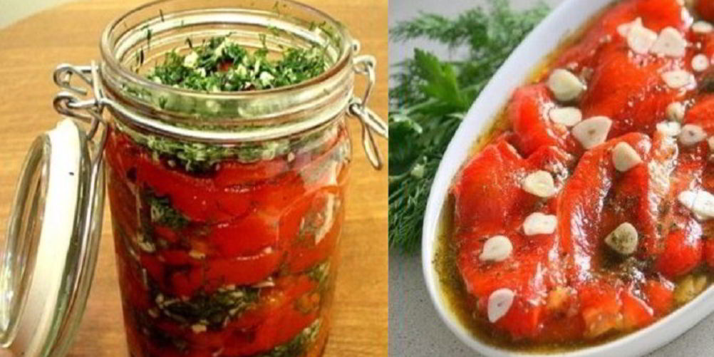 Рецепт перца с чесноком на зиму