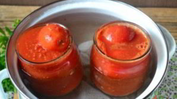 помидоры в томатном соке на зиму