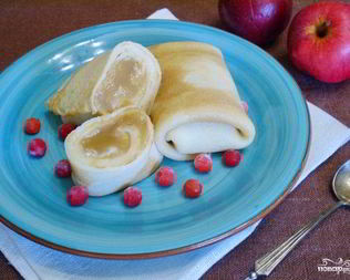 Блинчики с повидлом