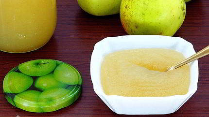 Яблочное повидло с ванилином