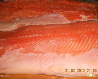 Форель малосольная