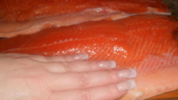 форель малосольная