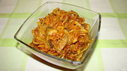 Кислая капуста с грибами