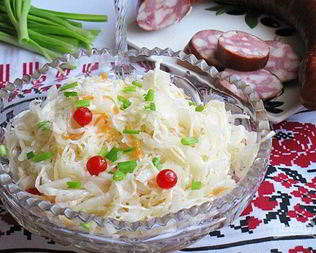 Малосольная квашеная капуста