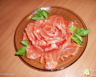 Малосольная семга