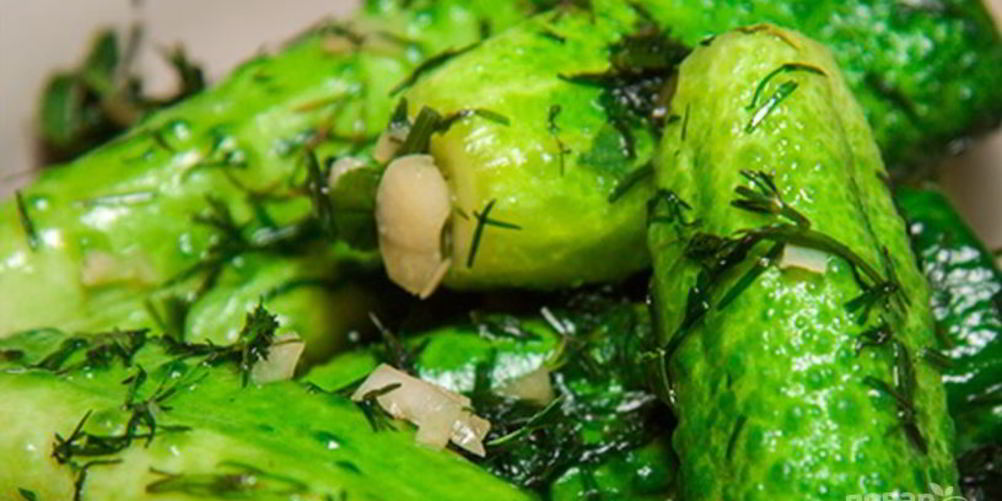 Рецепт малосольных огурчиков в пакете