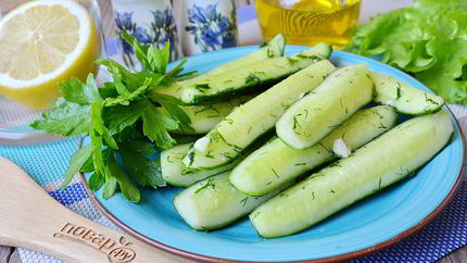 Малосольные огурцы за 2 часа