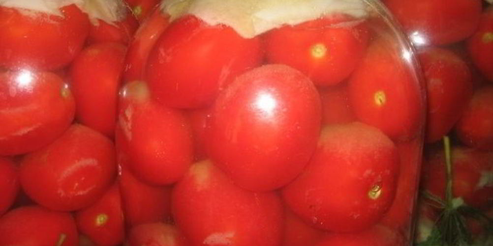 Рецепт малосольных помидоров с горчицей