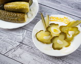 Огурцы консервированные малосольные