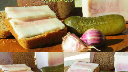 Сало соленое в рассоле