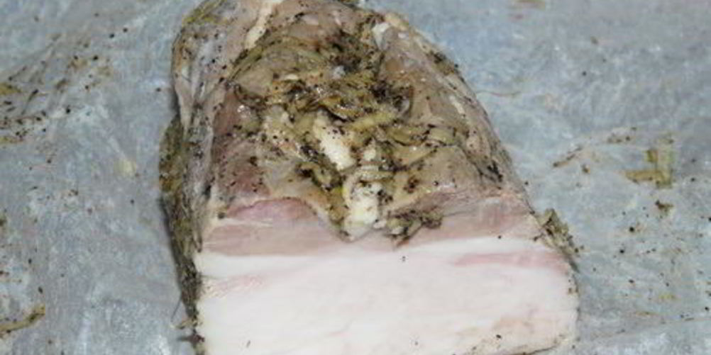 Рецепт сала в чесноке