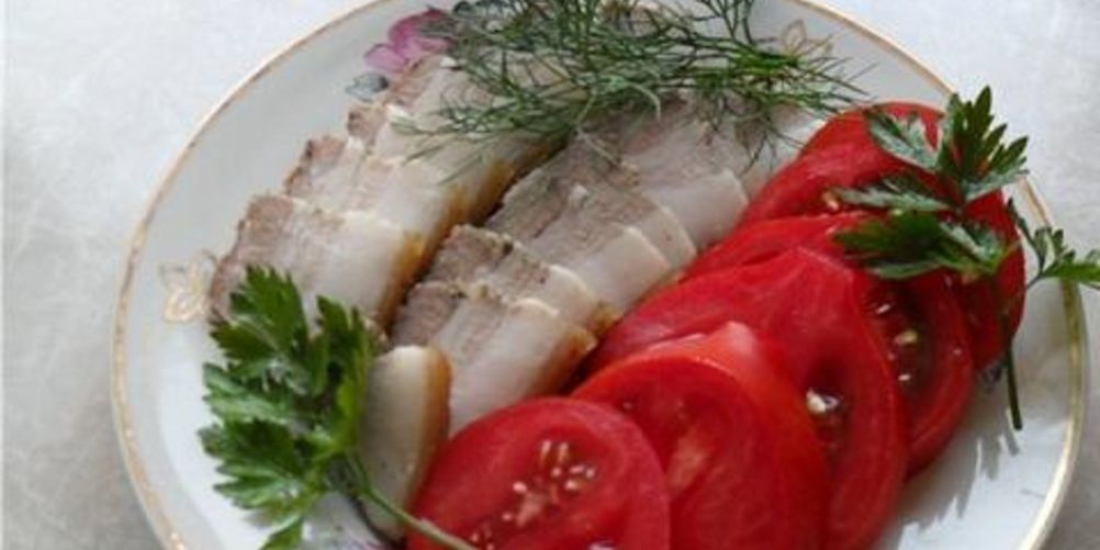 Рецепт сала в духовке