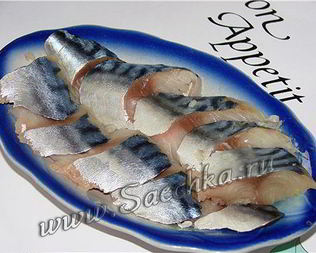 Соленая скумбрия