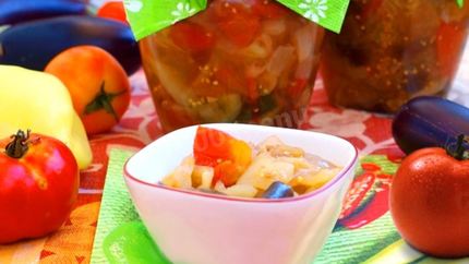 Соте из овощей на зиму