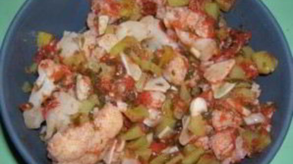 цветная капуста на зиму в томате